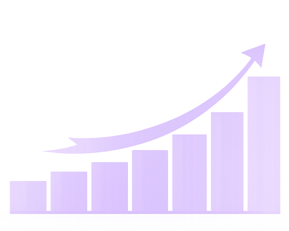 Long term investment growth illustration