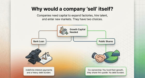 why would a company sell itself