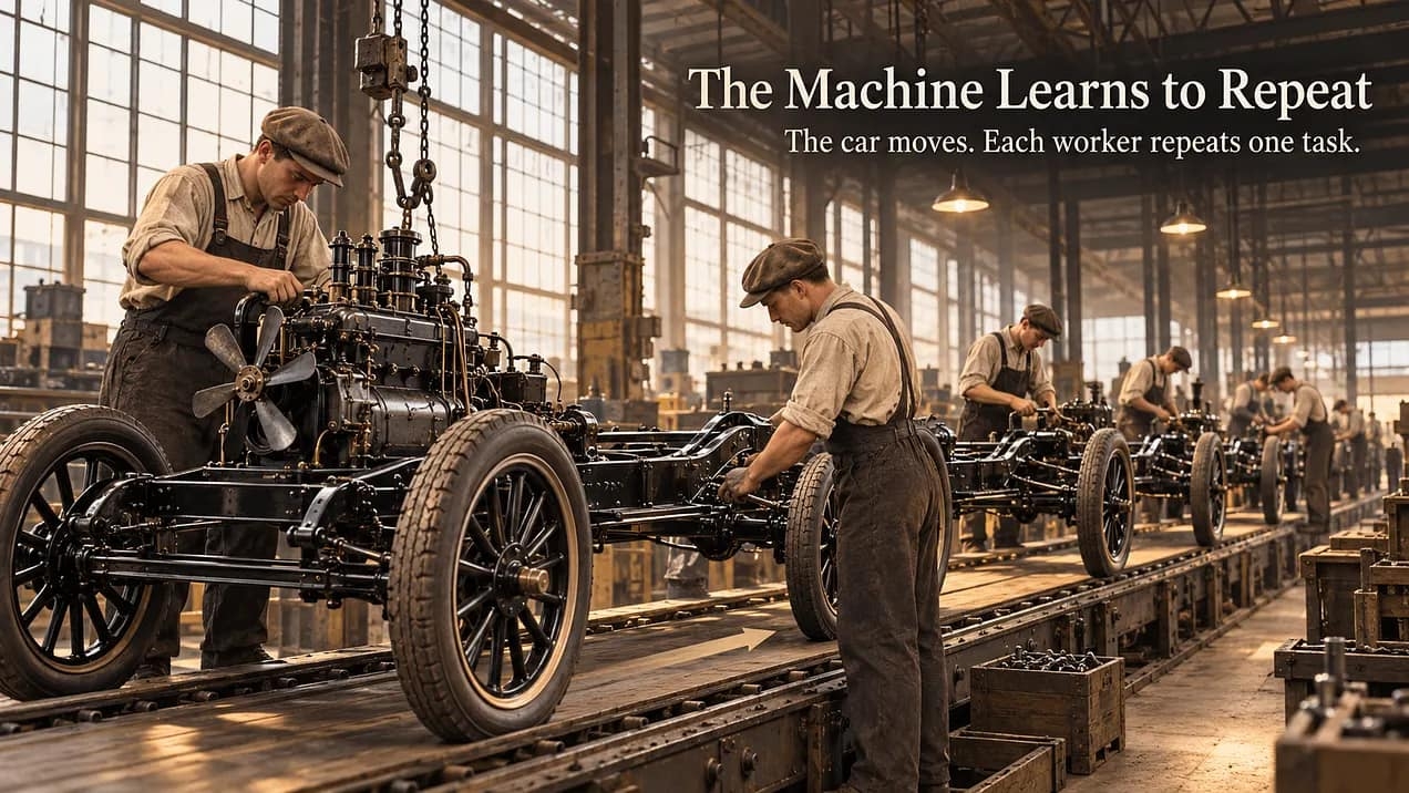 the machine learns to repeat