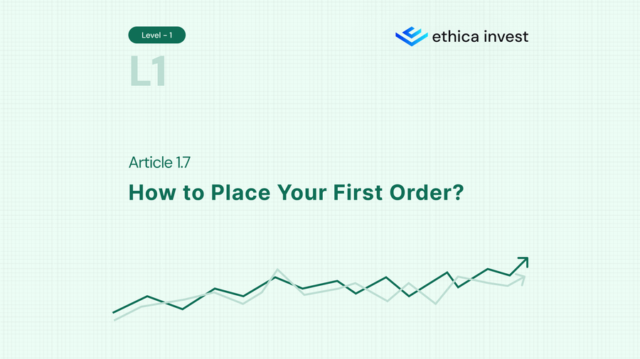 how to place your first order