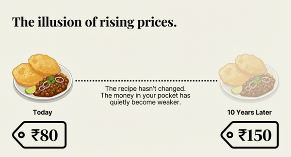 the illusion of rising prices