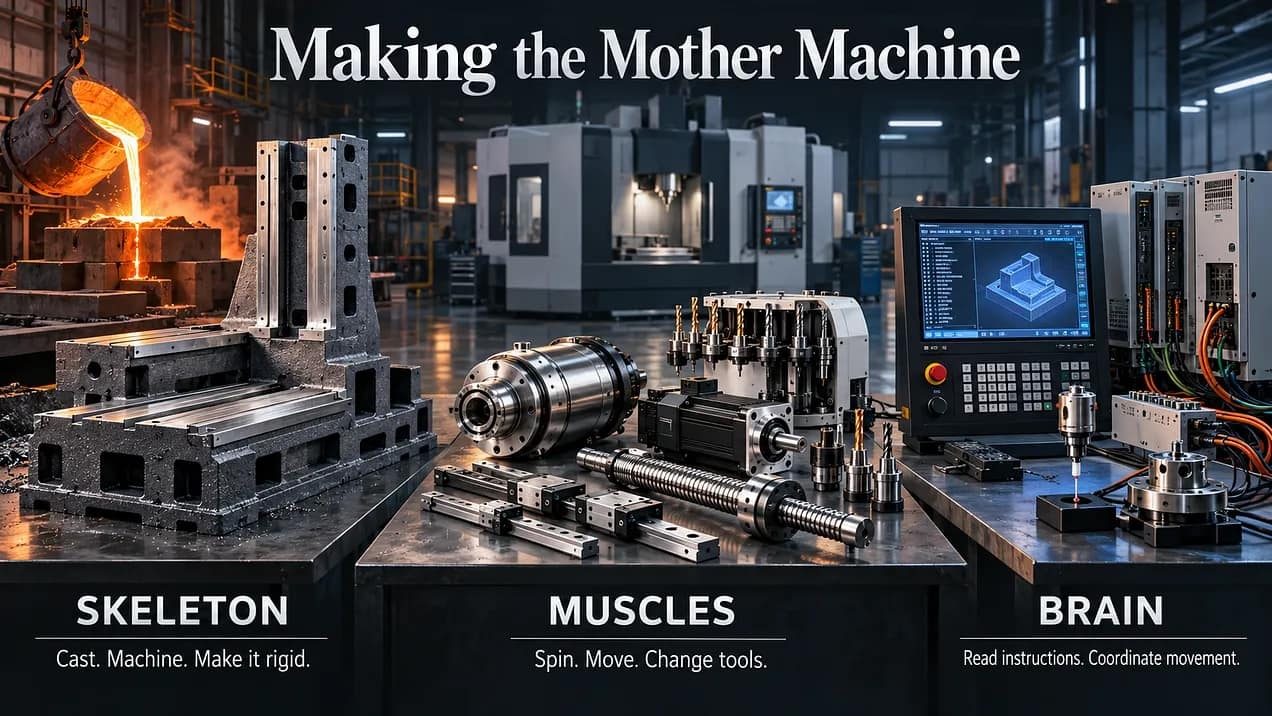making the motor machine