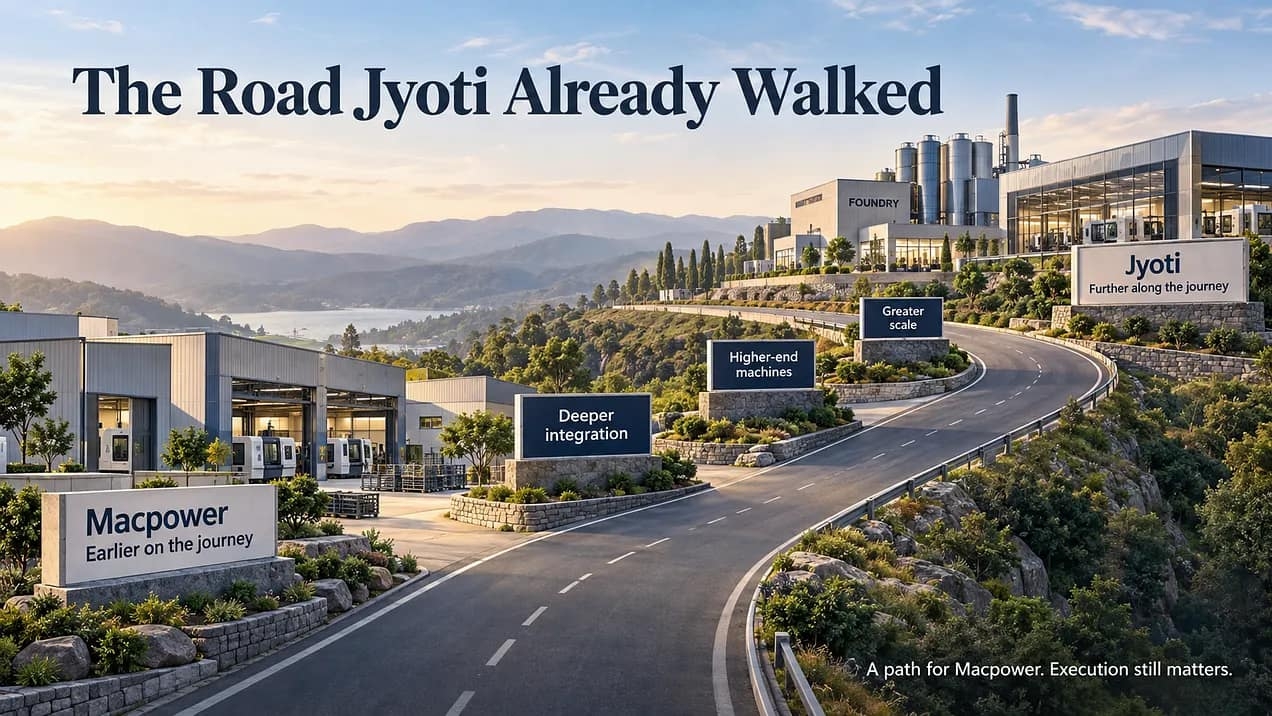 the road jyoti already walked