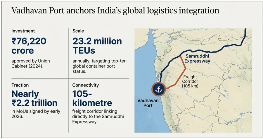 Vadhavan Port India’s next global gateway