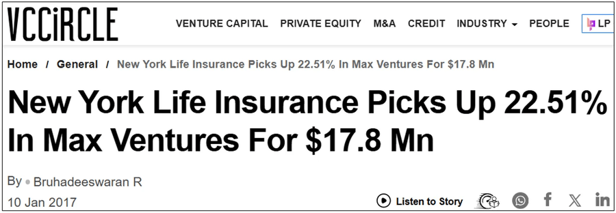 Institutional capital walked in