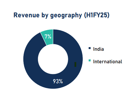 Revenue by Geography (H1FY25)