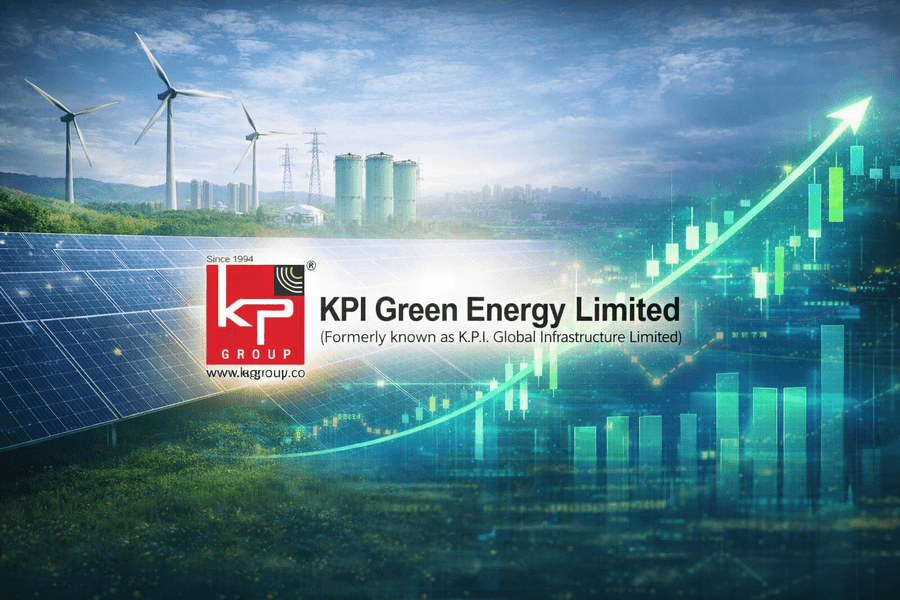 KPI green stock surges