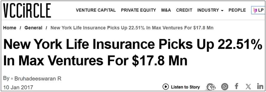 Institutional capital walked in