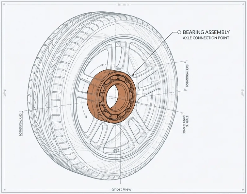 The tiny component that makes wheels spin