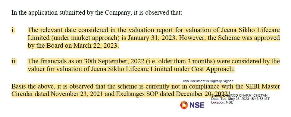 Valuation Report Non-Compliance Issues
