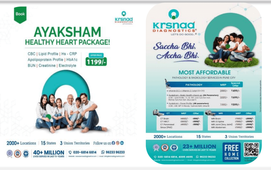 Krisna Diagnostics Ayaksham Healthy Heart Package